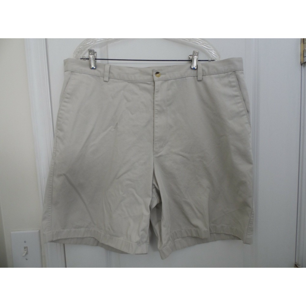 Greg Norman Golf Mens Beige Standard Fit‎ Button Pockets Bermuda Short Size 40